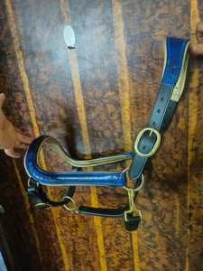 Halter en cuir souple de haute qualité en couleur avec produit de haute qualité pour les propriétaires de chevaux - Product Image 3