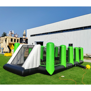 Campo de Fútbol Inflable de PVC de Grado Comercial de 0,55 mm, Arena de Fútbol Inflable Portátil para Interiores y Exteriores, Tamaño Personalizado - Product Image 1
