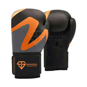 Gants de boxe en cuir véritable à vendre en ligne, étiquette privée, gants de boxe respirants personnalisés - Product Image 1