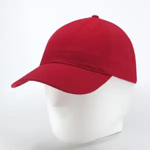 High Quality Customize Logo 5 Panel Baseball cap solid color Classic Washed Cotton Twill Low Profile Adjustable Baseball Cap
