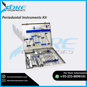 Kit Dental Quirúrgico de Acero al por Mayor, 33 Piezas, Instrumentos Periodontales, Implantes Dentales, Uso Hospitalario, Alta Calidad, Manual - Product Image 5