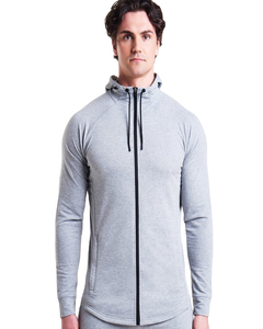 Ensemble de survêtement à capuche 2 pièces pour homme, haute qualité, design uni, écologique, extensible dans quatre directions, respirant, séchage rapide, 100 % coton - Product Image 2