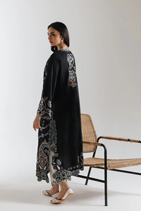 Robe de mariée élégante en mousseline de soie ivoire, robe de soirée longue pour femmes, manches longues, coupe trapèze, paillettes, perles, appliques naturelles, perlage - Product Image 2