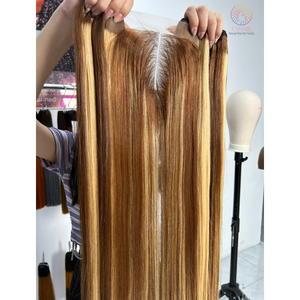 Paquetes rectos de hueso crudo Cabello humano 100% Cutícula completa alineada Remy Extensiones de cabello liso de hueso vietnamita natural - Product Image 4