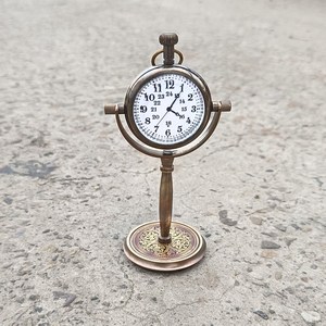 Reloj de mesa de madera vintage náutico para decoración de oficina en casa, reloj de escritorio náutico decorativo para interiores, cantidad a granel, decoración del hogar - Product Image 6