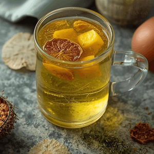 Feuilles de thé vert (Camellia sinensis) et mangue de Manille déshydratée. - Product Image 3