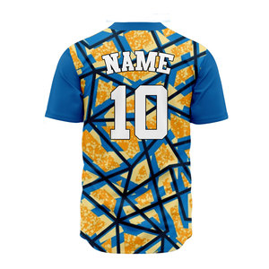 Maillot de baseball unisexe de haute qualité, imprimé Pakistan, séchage rapide, respirant, antibactérien, 100% polyester, vente en gros de vêtements de baseball - Product Image 4