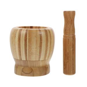 Ooden-mortero y Maja de madera, accesorios de cocina de tamaño personalizado, balsa - Product Image 5