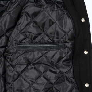Chaqueta para correr para deportes al aire libre El mejor estilo cubierto con botón El último diseño para hombres usa chaqueta universitaria de béisbol - Product Image 4