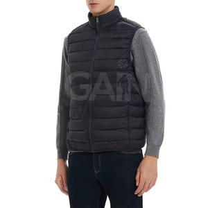 2025 chaqueta acolchada de talla grande chaleco cálido de invierno nuevo diseño estilo de moda chaleco acolchado personalizado para hombres - Product Image 3