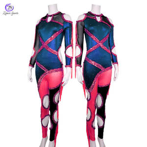 Breathable Majorette Uniform Set With Matching <b>Jacket</b> And Skirt For Comfortable Stage Performance - Product Image 6