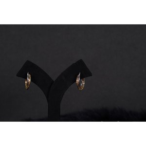 SILVERINGS Paquete de Aretes de Plata de Ley 925 de Bali, de Moda, con Formas de Aro, Colgantes, de Perno y de Gancho, con Topacio, Oro y Mariposa, y Formas de Tornillo - Product Image 2
