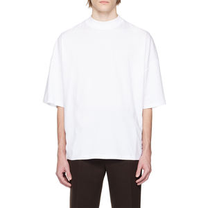 Venta al por mayor 250gsm algodón liso camiseta de gran tamaño Pro Club peso pesado camiseta para hombre personalizado hombres Puff estampado camiseta para hombres - Product Image 4