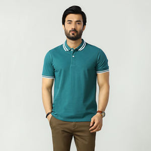 Vente directe d'usine, polo pour homme, design uni personnalisé, fabriqué en tissu de haute qualité, prix respirant, polo grande taille pour homme - Product Image 1