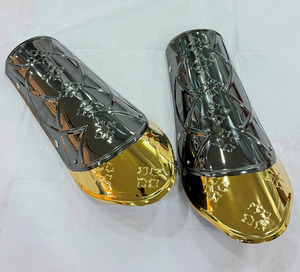 ยุคกลางการสร้างภาพโรมันเกราะแขนยาม18สแตนเลสสตีลโกธิคLarpข้อมือเกราะคอสเพลย์ - Product Image 6