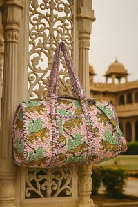 Bolsa de Viaje Deportiva Casual de Lujo con Estampado Animal, de Algodón, Gran Capacidad, Ecológica, con Cierre de Cremallera, Duradera - Product Image 3