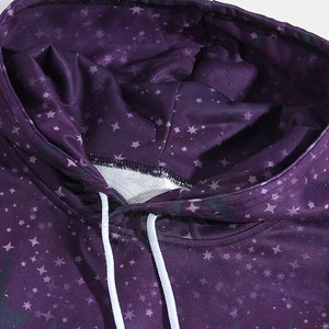 Sublimación de los hombres por encargo Sudaderas con capucha Nuevo Diseño Algodón Poliéster Sublimación de los hombres - Product Image 3