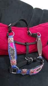 Nouvelle bride de luxe en cuir premium avec franges métalliques personnalisées, rembourrée, avec ferrures en laiton, style western, portable et entièrement équipée - Product Image 5