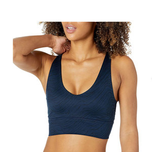 New Arrivals High Quality Women Fitness Custom LOGO Sexy <b>Cross</b> Back Plus Size Sports Bras Yoga Crop <b>Top</b> Sexy - Product Image 1