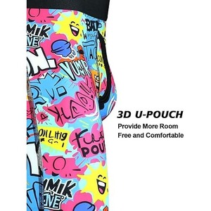 Sous-vêtements de sport pour hommes de haute qualité, caleçons longs, boxers classiques, tricotés, 90% polyester, 10% élasthanne, antibactériens - Product Image 4