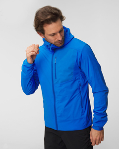 Chaqueta Cortavientos Ligera Informal con Capucha para Hombre, Transpirable, de Poliéster/Algodón, con Cierre Completo, para Invierno, Actividades al Aire Libre, Correr, Viajar - Product Image 3