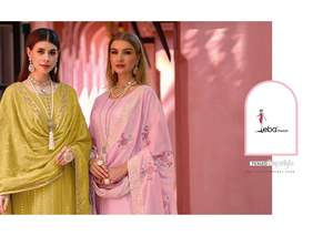 Ropa de fiesta increíble color pesado Chinon y Georgette bordado trabajo Kurti pantalón con fabricación de Dupatta DE LA India - Product Image 2