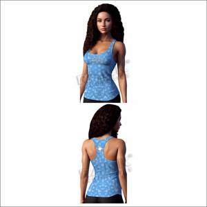 Camiseta Deportiva Transpirable para Mujer, Ropa de Gimnasio, Camiseta Elegante para Mujer Hecha de Algodón y Poliéster - Product Image 5