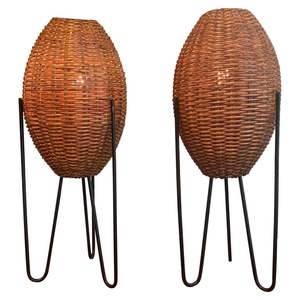 handmade customized design Table Lamp cane desk lamp <b>decorative</b> Rattan table lamp and <b>lighting</b> with creative weaved design - Product Image 4