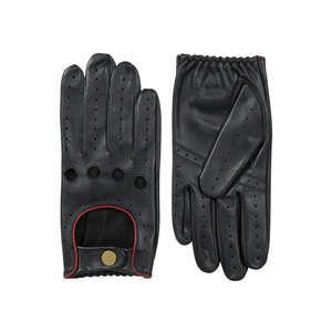 Guantes de Moda de Piel de Oveja Auténtica para Invierno, Casuales, Cálidos, Transpirables, Deportivos, con Puño con Volantes, Cómodos - Product Image 1