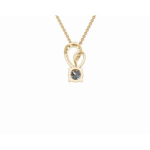 จี้เพชรดีไซน์เฉพาะ 0.594 กะรัต ทรงกลม ผลิตในห้องปฏิบัติการ ทอง 9KT 14KT 18KT เครื่องประดับขายส่ง OEM B2B ส่งออก - Product Image 3