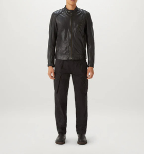Chaqueta de Cuero Genuino Personalizada de Alta Calidad 2026, Cierre de Cremallera, Precio al por Mayor, para Hombre, OEM, Hecha en Pakistán - Product Image 2