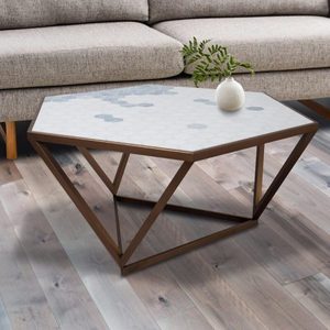 Hecho a mano, diseño elegante, redondo, muebles de habitación de socorro, plegable, de lujo, sala de estar, diseño moderno nórdico, mesa de centro lateral barata - Product Image 2