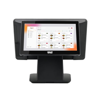 Système de point de vente à double écran SW156R 15,6 pouces, écran tactile capacitif, Win10/11, 8+128 Go, Intel Core I5 4e génération, caisse enregistreuse pour le commerce de détail
