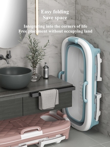 <span class=keywords><strong>Baignoire</strong></span> pliable portable pour adultes, massage des <span class=keywords><strong>pieds</strong></span>, douche - Product Image 4