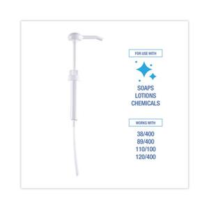Bomba de Sifón Manual Portátil para Botellas de Plástico de 1 oz y 1 gal, Blanca, para Uso en Movimiento - Product Image 5