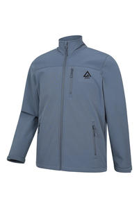 เสื้อแจ็คเก็ตซอฟต์เชลล์ผู้ชาย สำหรับกิจกรรมกลางแจ้ง น้ำหนักเบา กันลม ระบายอากาศได้ดี ซิปเต็มตัว สวมใส่สบายในฤดูหนาว คอสูง ยี่ห้อ Ako - Product Image 2