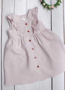 Vestido de NEW--STYLISH---COTTON con encaje y volantes, personalizado en cualquier tamaño y color, 2021 - Product Image 5