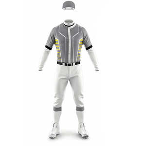 Uniforme de baseball softball respirant grande taille pour homme avec logo de l'équipe imprimé ensemble de vêtements de sport antibactériens à séchage rapide personnalisé - Product Image 3