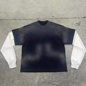 Prince Industry T-shirt double couche à manches longues personnalisé T-shirts longs vintage pour hommes T-shirt T-shirt à manches longues - Product Image 6