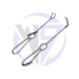 Middeldorf y Kocher Langenbeck Quirúrgico 2 piezas Retractores Instrumentos manuales de acero inoxidable duraderos para uso en hospitales y clínicas - Product Image 1