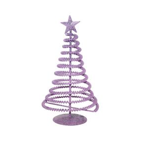 Nouveauté Design glamour feuille d'or couleur fer noël décoratif arbre de noël fait à la main personnalisé en gros en vrac - Product Image 6