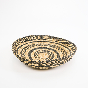 Colored seagrass shallow <b>basket</b> excellent quality woven <b>straw</b> container <b>baskets</b> sea grass bowl - Product Image 5