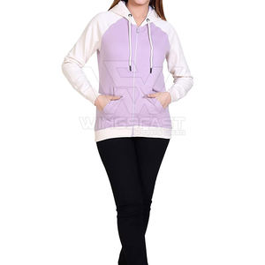 Sudaderas con Capucha para Mujer, Invierno, Alta Calidad, Elegantes, 100% Algodón, Venta al Por Mayor, Nuevo Diseño, Transpirables, Color Sólido, Logotipo Frontal - Product Image 4