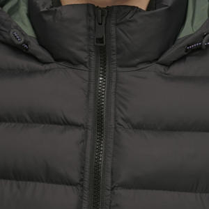 Chaqueta de bombardero acolchada con estilo para hombre de primera calidad, informal, ligera, cálida, para invierno, duradera, gruesa, resistente al agua, con cremallera - Product Image 2