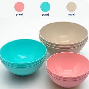 ชามผสมพลาสติกบริสุทธิ์แบบคลาสสิกขนาด1300มล. ชามน้ำหนักเบาแข็งแรงและทนทานเหมาะสำหรับจัดเก็บและจัดเก็บ - Product Image 3