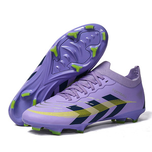 Chaussures <span class=keywords><strong>de</strong></span> football pour hommes d'extérieur avec tige synthétique et semelle extérieure en TPU, chaussures <span class=keywords><strong>de</strong></span> sport unisexes pour l'entraînement sur gazon synthétique - Product Image 4
