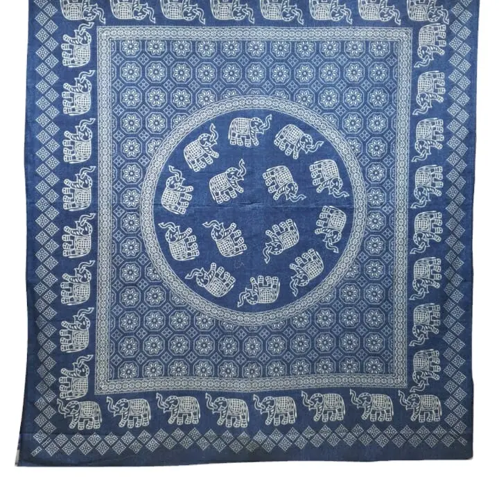 SK Noor and Sons Traditionelle und 100% weiche Baumwolle Doppelbett wäsche Indische Boho Bettdecke Export qualität Stoff