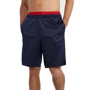 Pantalones cortos informales con cordón, pantalones de verano de corte regular, estilo callejero, Material de malla para hombre, pantalones cortos transpirables de entrenamiento de verano para hombre - Product Image 1