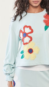 Personalizado en blanco Boxy Sweatsuit 500 Gsm Algodón Baggy Fleece Sudaderas con capucha de gran tamaño Jogger Set Chándal para mujer - Product Image 5