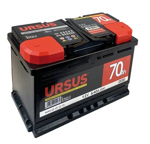 Batteria di Avviamento Auto Ursus 70 Ah Mm. 278x175x190 H - Product Image 1
